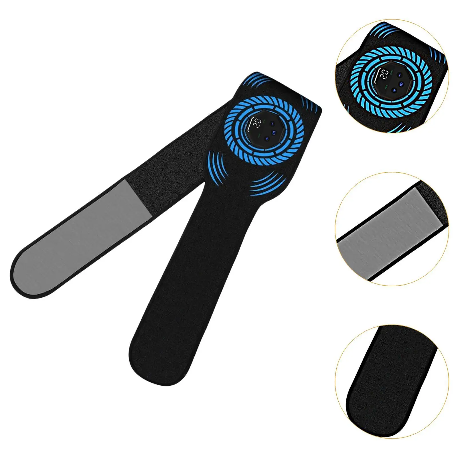 ABS Stimulator Belt Portable Men Women Ab Toner for Sports Home Abdomen Arms