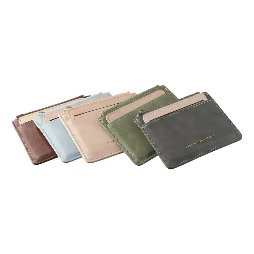 Removable Dual-Purpose Wallet Card Bag, Multifunctional Minimalist Wallet Keychain for Women Men