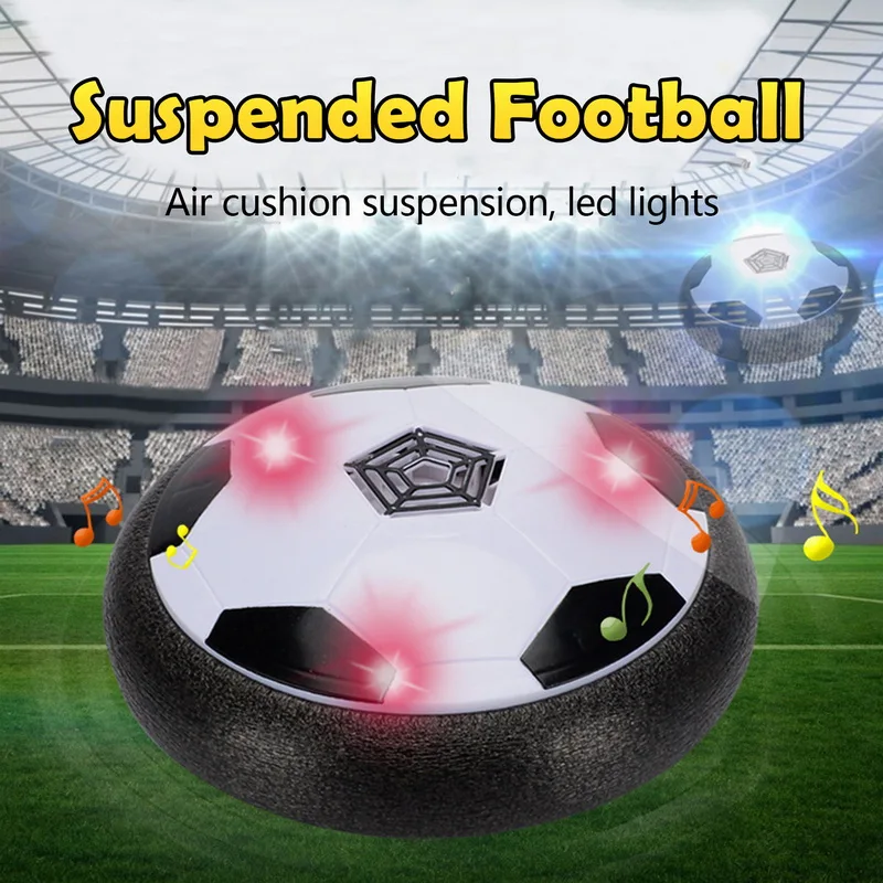 

Sport Kids Levitate Suspending Soccer Ball Air Cushion Floating Foam Football with LED Light Gliding Toys Soccer Toys Kids Gifts