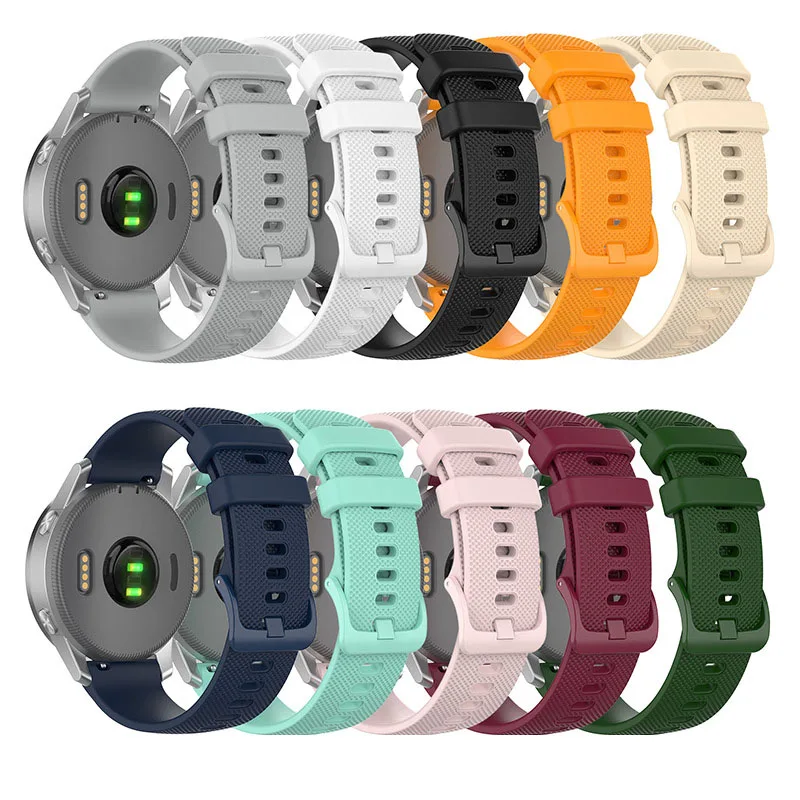 Silicone Quick Release Watch Band - 20mm/22mm Adjustable Replacement Strap