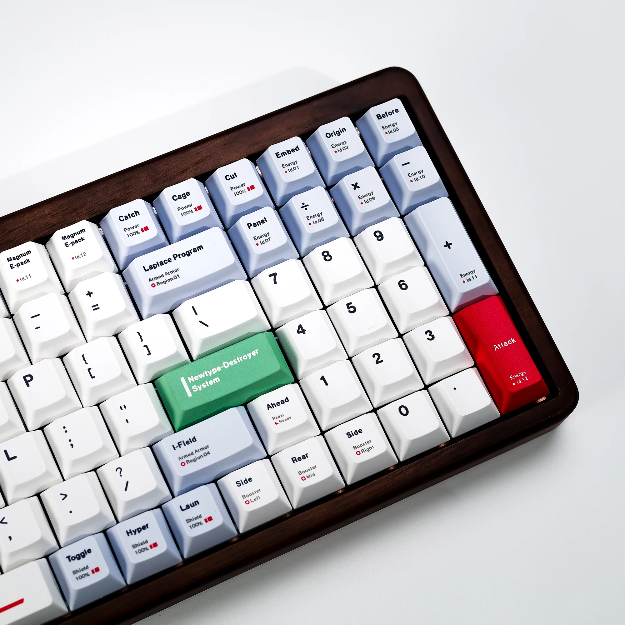 KBDiy 139-Key Korean Minimalist Cherry Profile PBT Keycap Set