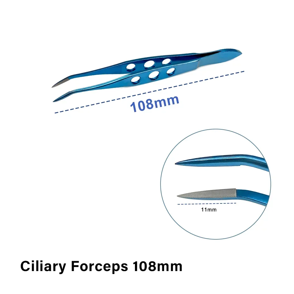 

Офтальмологический Пинцет для глаз, инструменты для хирургических инструментов, титановый офтальмологический пинцет