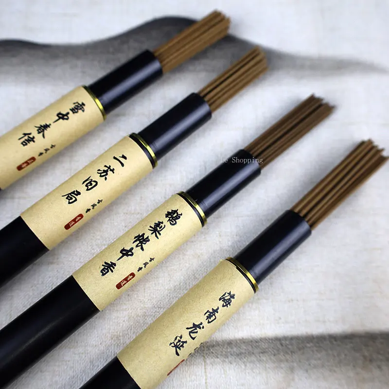 Incense Gift Four Flavor Gift Box with Thread Incense Sandalwood Bud Zhuang Hainan Agarwood Laosan DIY Yoga Tea Room Supplies