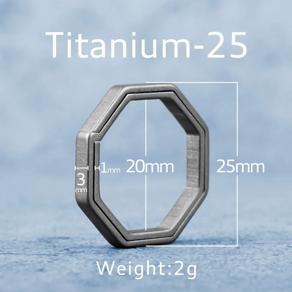 Titanium Super Lightweight Keychain - Sleek and Durable EDC Tool for Car Keys and Accessories