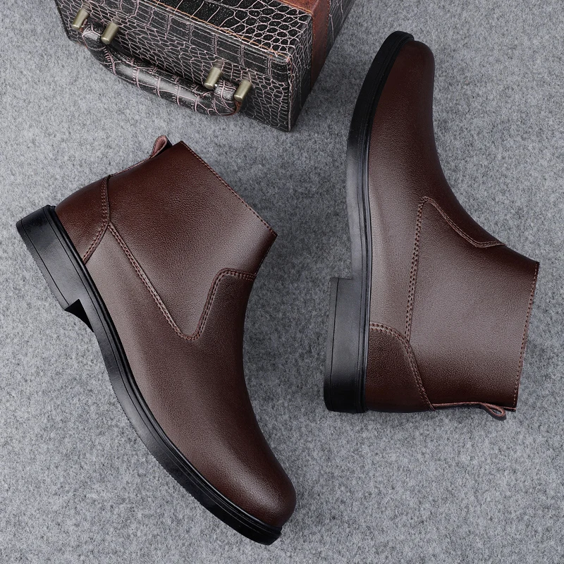 CL Chelsea Booty Lug ブラック カーフレザー - Shoes - Women