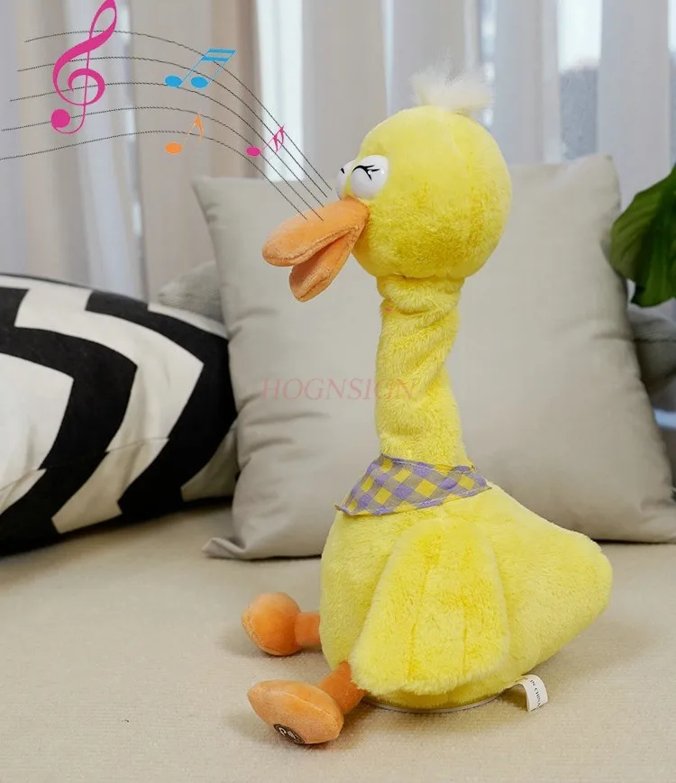 Learn to speak, repeat, duck swan, children's electric toys, singing and dancing, plush toys, pets 4