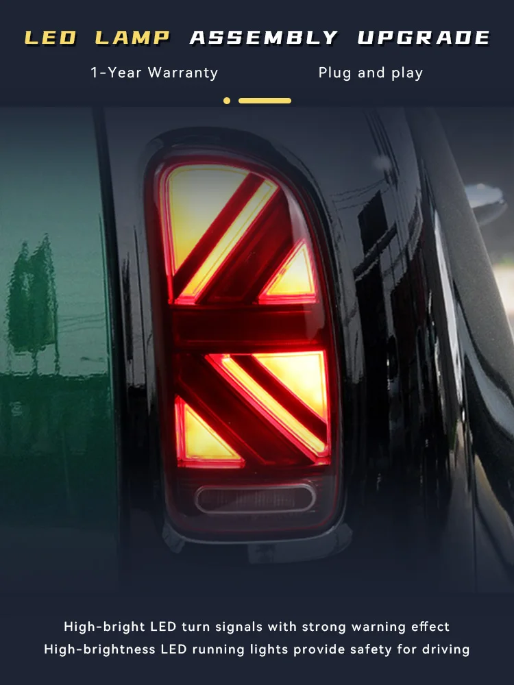 

Автомобильные аксессуары лампа для BMW MINI Cooper R55 2007-2013 Mizi флаг светодиодный DRL сигнал поворота фотоэлемент сборка модернизация авто задний свет