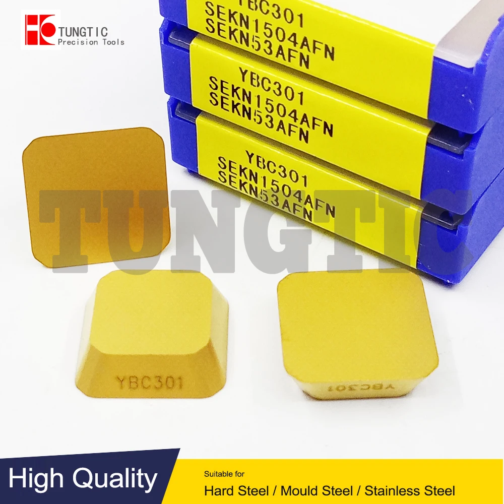 

SEKN1504AFN YBC301 Milling Cutter CNC Carbide Insert Lathe Cutting Tool Machining Metal Turning Tools SEKN 1504 AFN 1504AFN