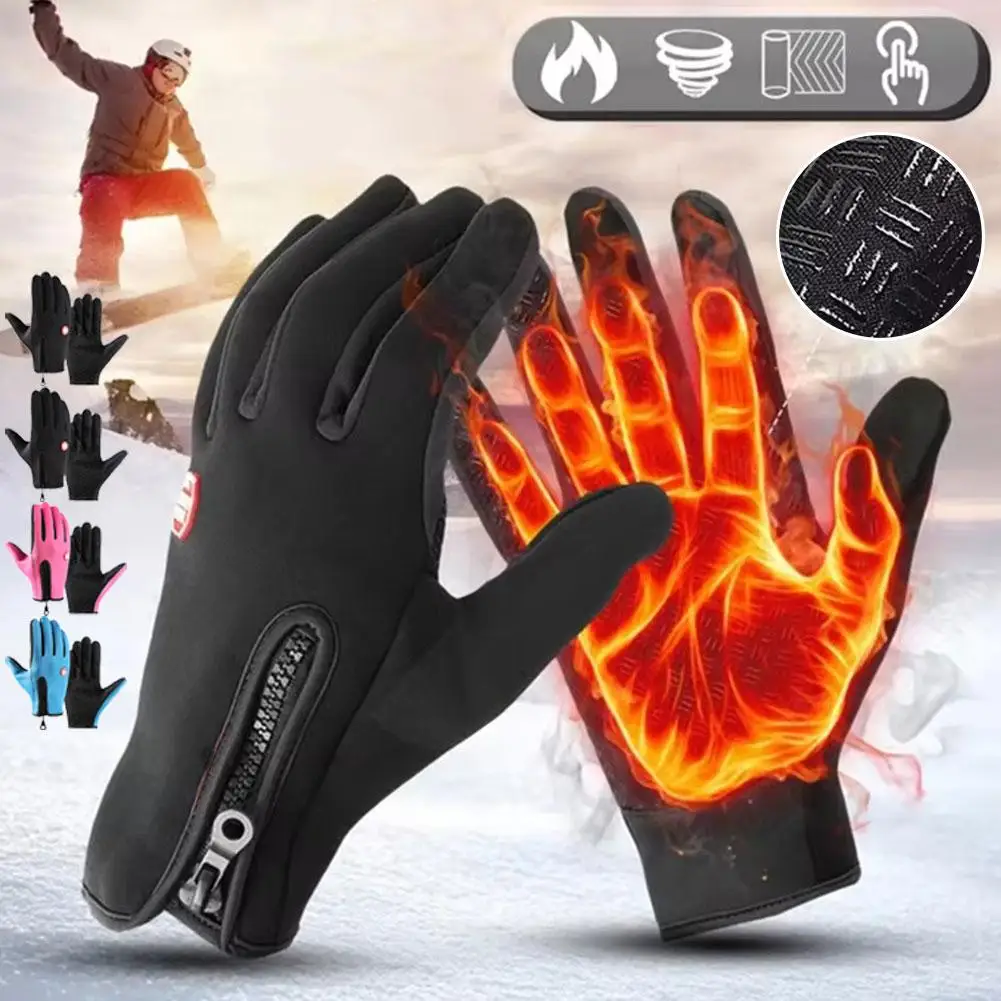 Winter Warm Waterproof Outdoor Sports Gloves