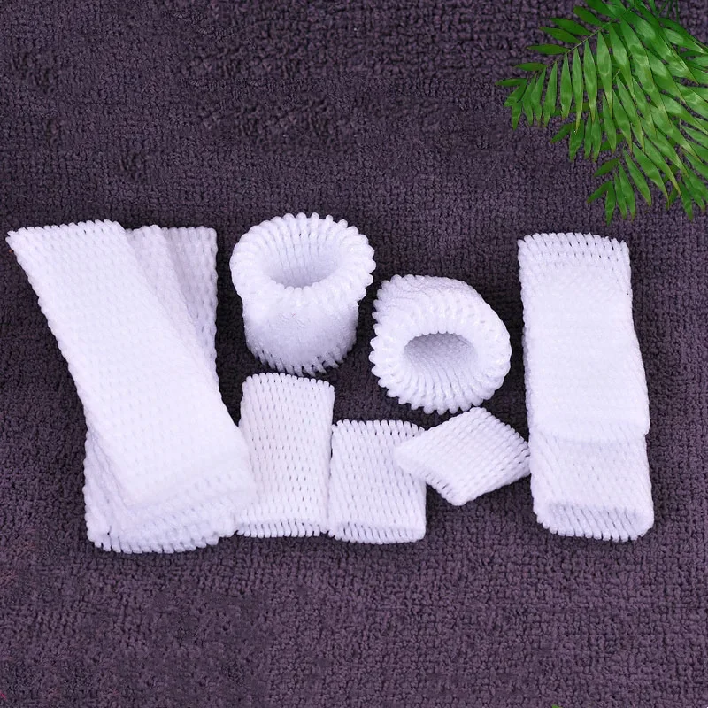 Fruit Protection Bags Foam Net sleeve Pocket Shockproof Protection Transport Packing Wine Glass Bottle Vegetable Fruit