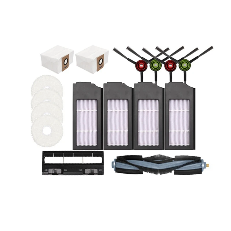 Promotion!16 Pcs For Cobos Sweeping Robot Accessories X1 Mop Wiper Main Brush Side Cover Plate |