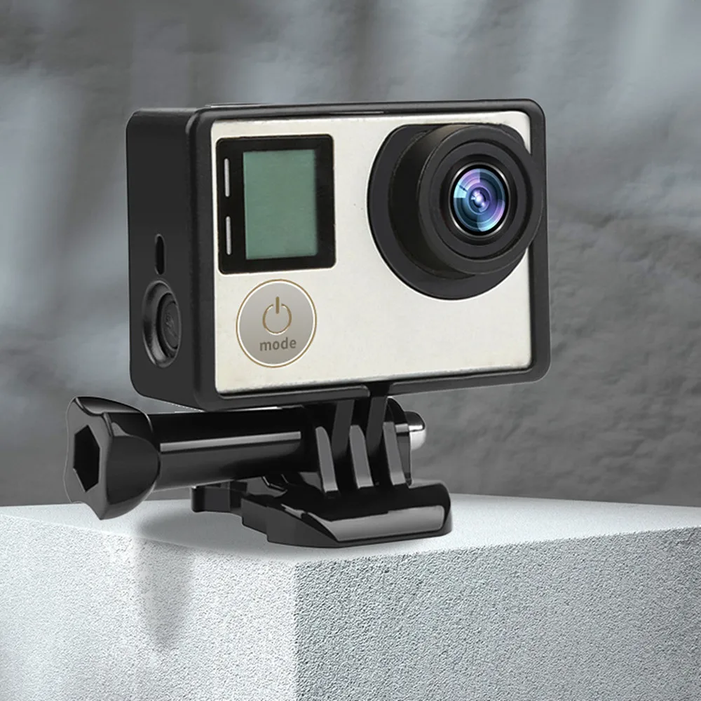 Gocase Box POV Pro Custodia Rigida Impermeabile Per GoPro Hero 3/3+/4 - Con Schiuma Sagomata, Moschettone E Custodia In Velluto Per Accessori