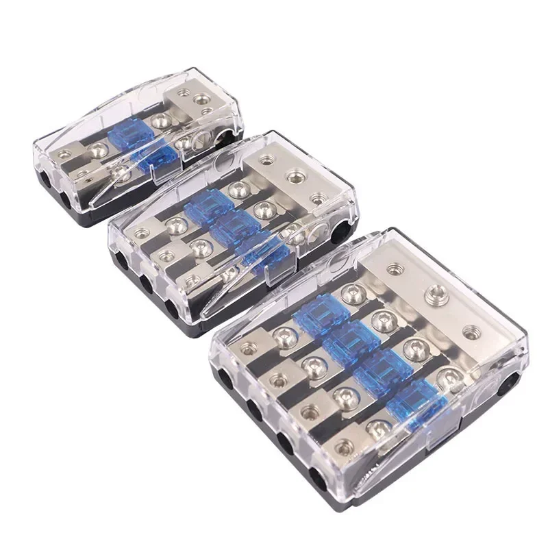 Fuse Holder Power Distribution Block Box For Car Audio Modification
