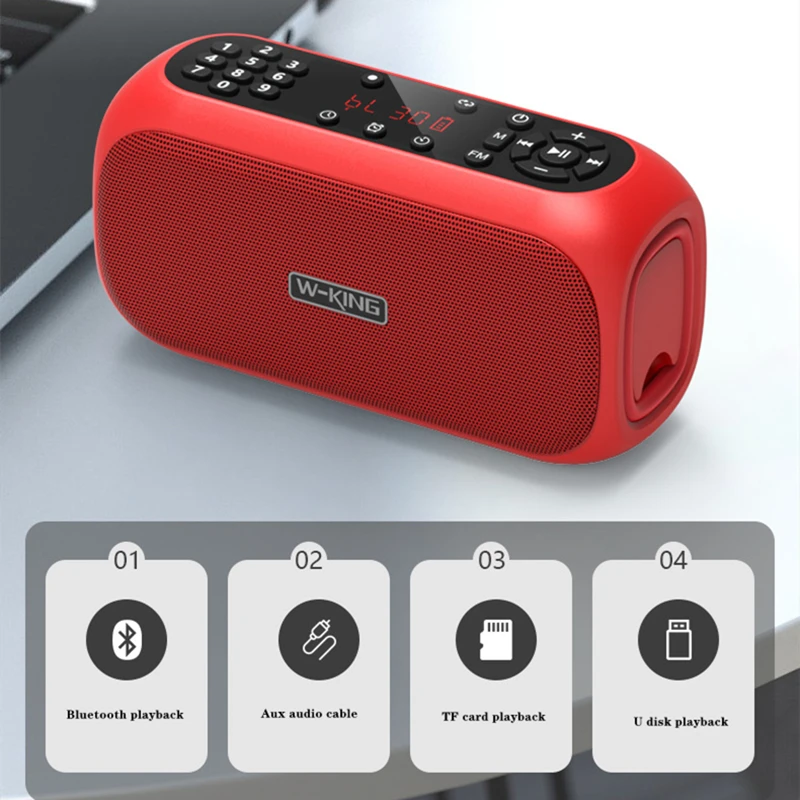 MLOVE – enceinte Portable Bluetooth BV810, haut-parleur avec Radio FM,  étanche, écran LCD, appels gratuits HD, fente pour carte Micro SD -  AliExpress