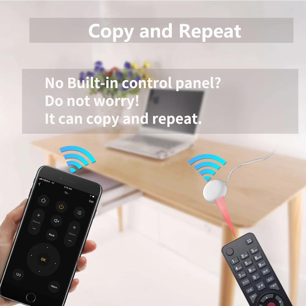 Smart WiFi Infrared Remote Control for Home Automation – Compatible with SmartLife App