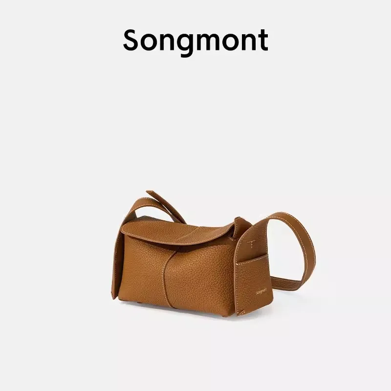 Songmont Luxe Gloednieuwe Kleurenserie Designer 'S Nieuwe Mini Handheld Diagonale Straddle Damestas