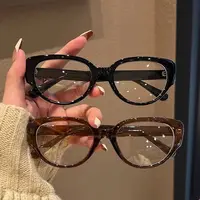 Lunettes d'ordinateur à monture œil de chat pour femmes, lunettes plates anti-lumière bleue, lunettes ultra-légères, mode vintage pour filles 1