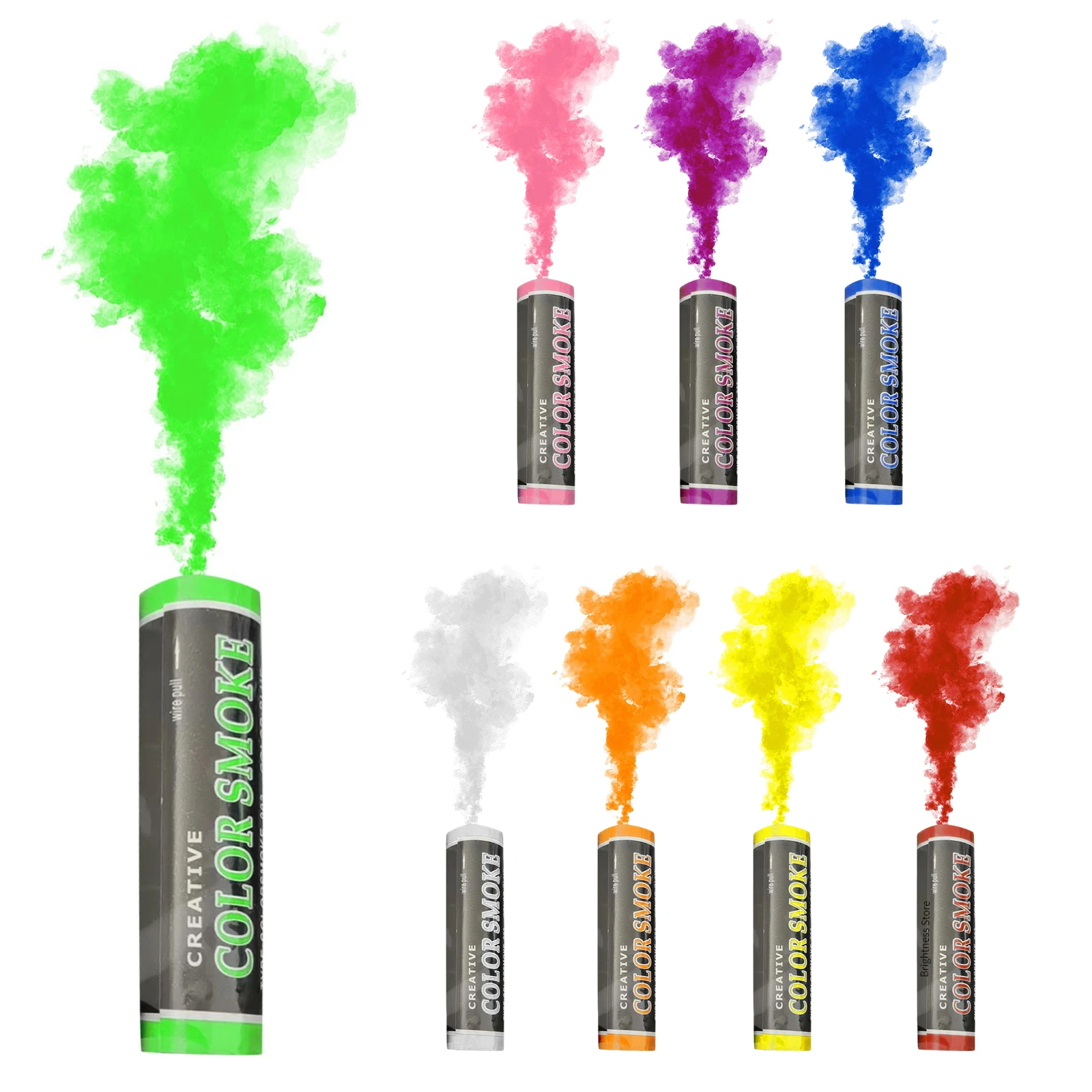 Colorful Smoke Pills Combustion Smog Cake Effect Smoke Bomb Pills