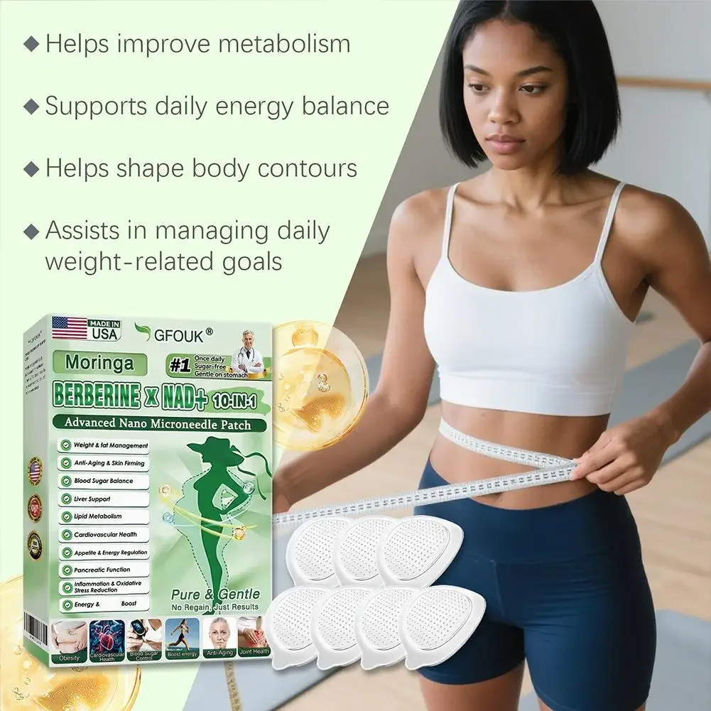 Patch amincissant nano microneedle berberine nad raffermissant corps_voghion.com