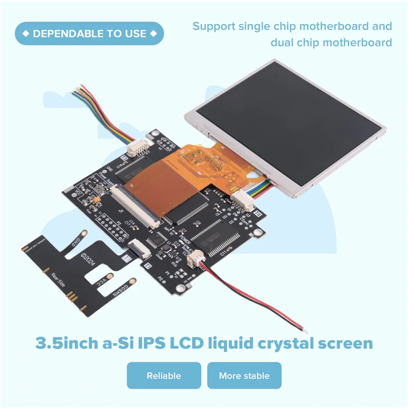 BTLIFE-V4.2 OGS IPS LCD a schermo intero per SEGA Game Gear GG Schermo LCD retroilluminato per console SEGA Game Gear GG - immagine 5