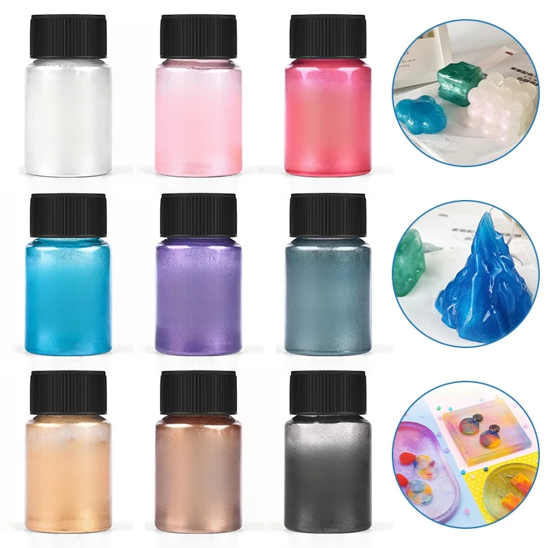 24 Color Powder Pigment Mermaid Maiden Pearl Color Dyeing Powder Art DIY Product Suitable For Crystal Mud Watercolor