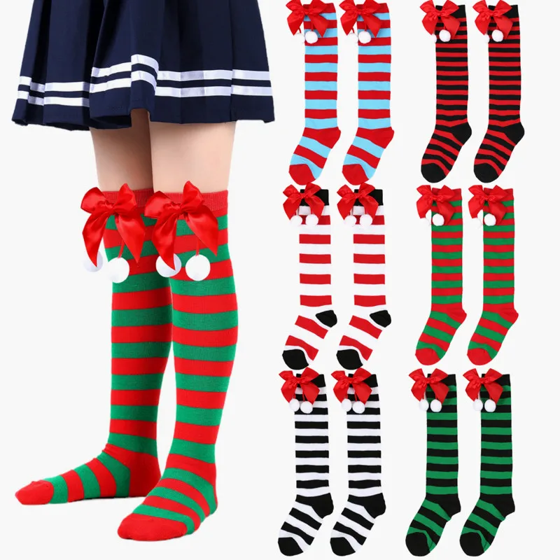 7-12Y Girls Thigh High Stockings sheer thigh high stockings kids pantyhose