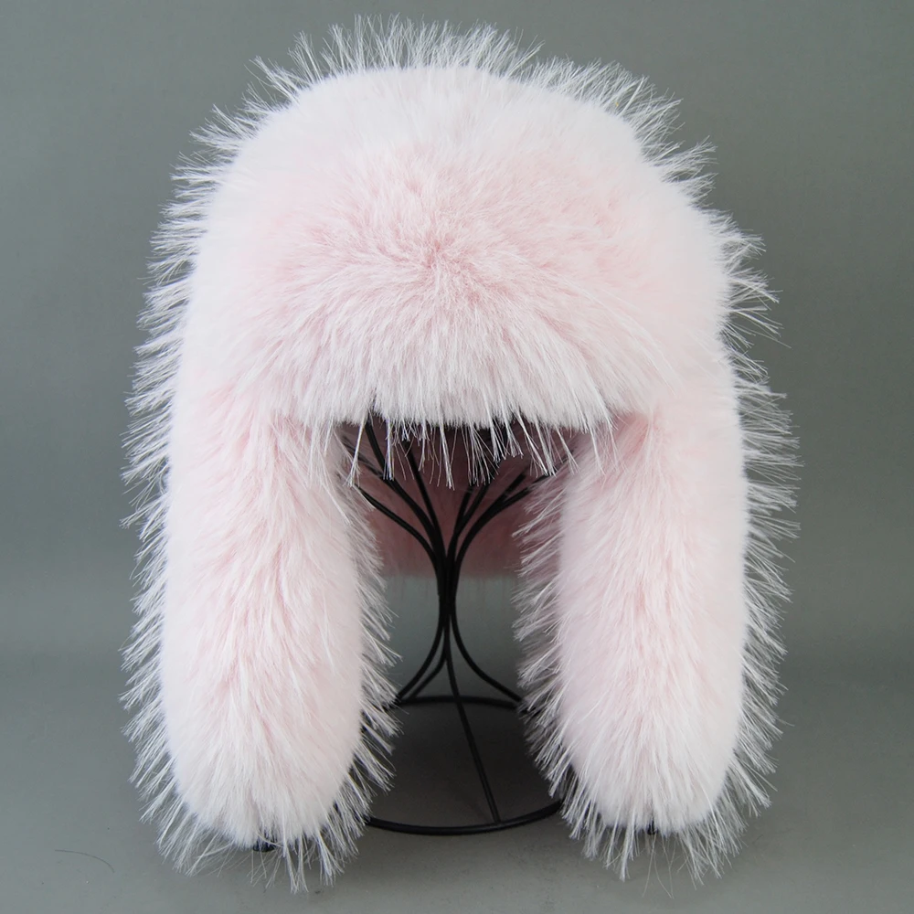 Unisex Artificial Raccoon Fur Hats winter hat,fashion hat,fur hat,faux fur hat