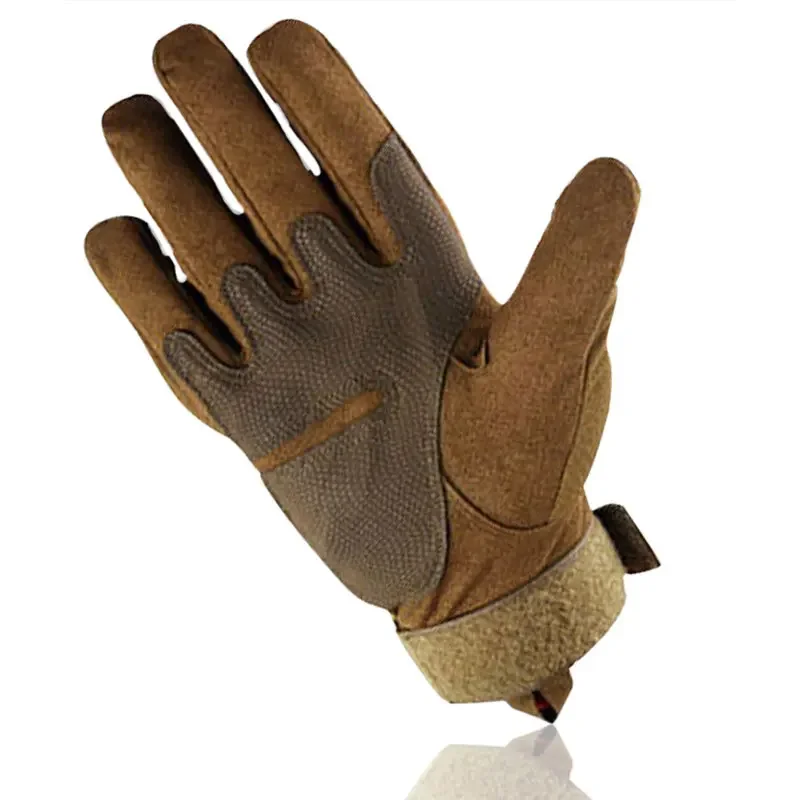 Super Fiber Leather Shell Hard Shell Tactical Gloves Men's Riding Protection Anti Cutting Fitness Training Gloves