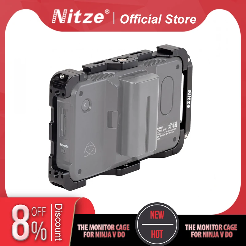 Gabbia Del Monitor Di Nitze Per Atomos Ninja V / Shinobi 5 "-Tp-Ninja V