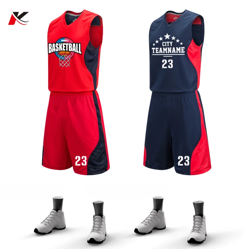 Mens Basketball Jerseys 100% Polyester Breathable