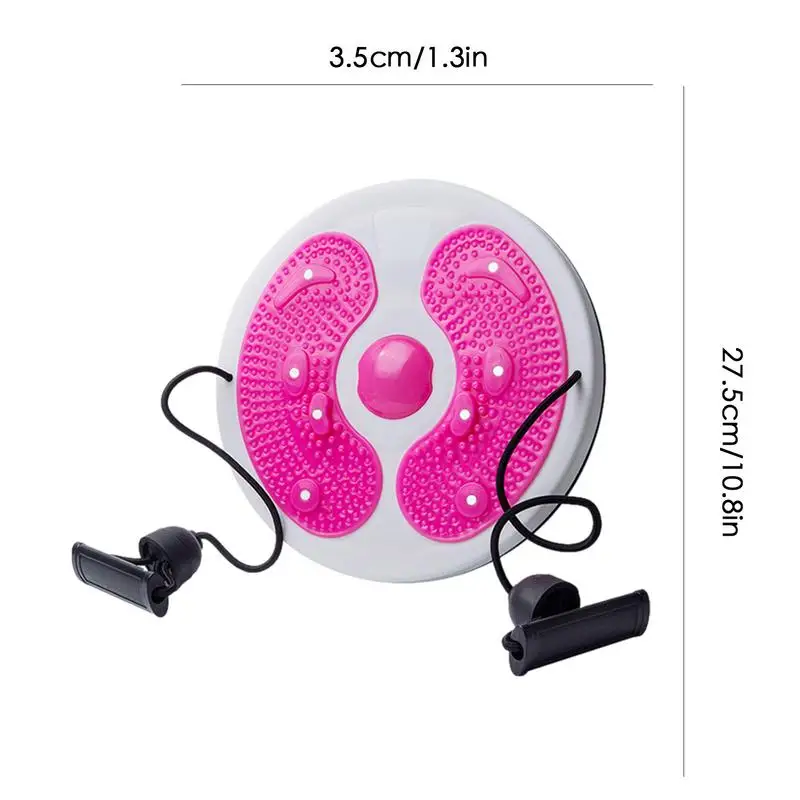 Ab Twisting Board Waist Disc Board Rotating Disc Magnet Abdominal Exercise Equipment Waist Trainer Massage Foot Sole Twist