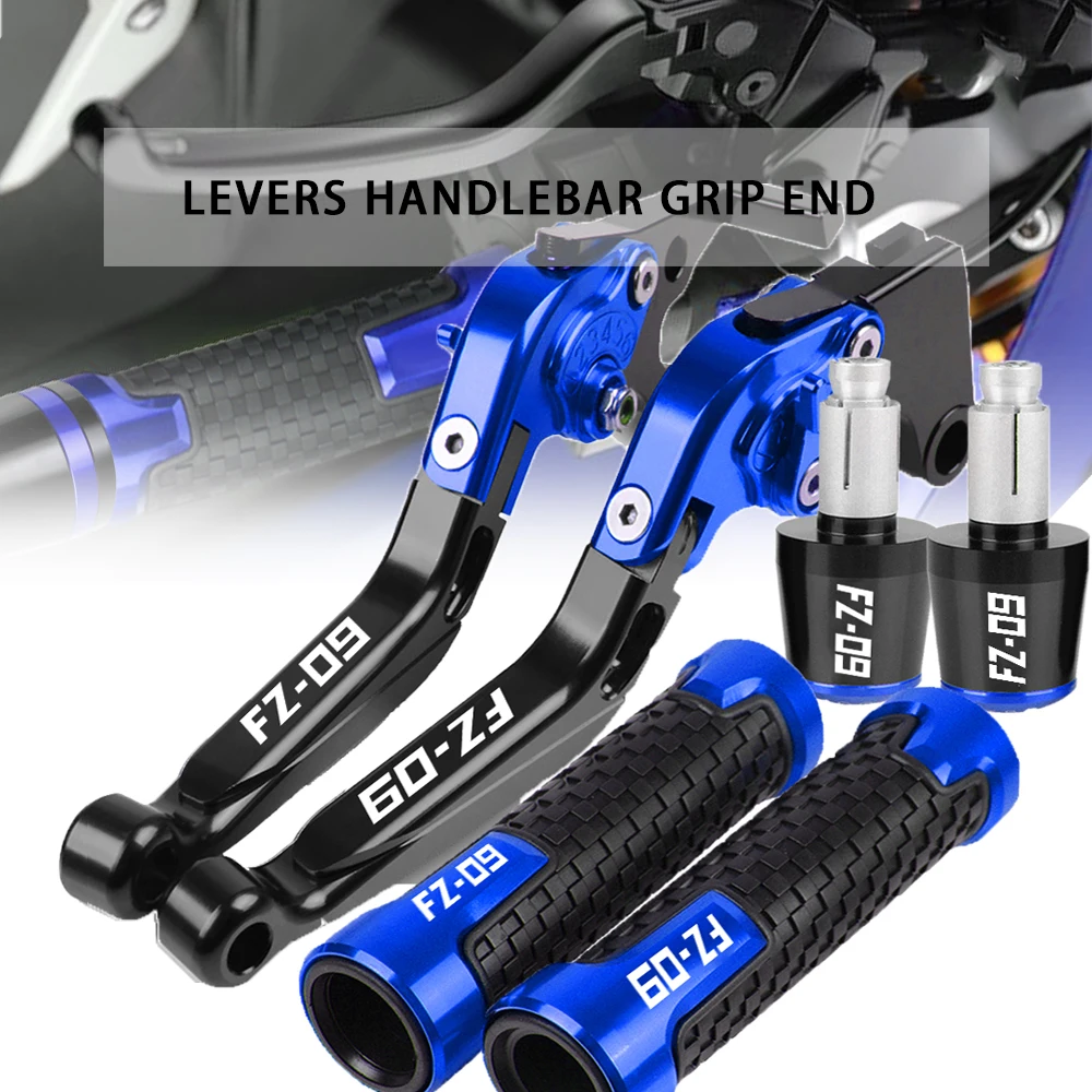 

Adjustable Foldable Brake Clutch Pump Lever FZ 09 FZ-09 2016 Handle Grips Set 7/8" 22mm For YAMAHA FZ09 2013-2021 2020 2019 2018