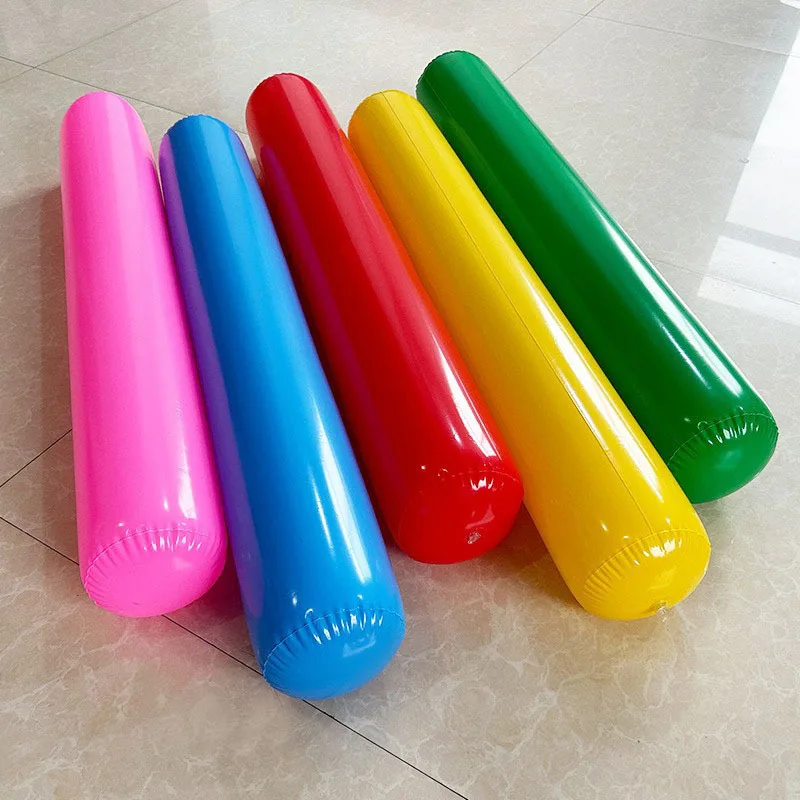 10/5PCS PVC Inflatable Cheering Stick Cylinder Pool Noodles Jumbo Outdoor Games Kids Adults Carnival Field Day Party Supplies 6