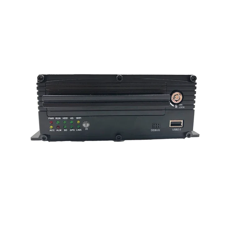 4채널 AHD + 4채널 IPC 1080P 트럭 스쿨버스 하이브리드 모바일 DVR (3G 4G GPS 감시 시스템용)