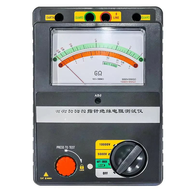 YYHC-2676 Handheld pointer type insulation resistance tester Agt3 digital electronic gold tester 2 years CN