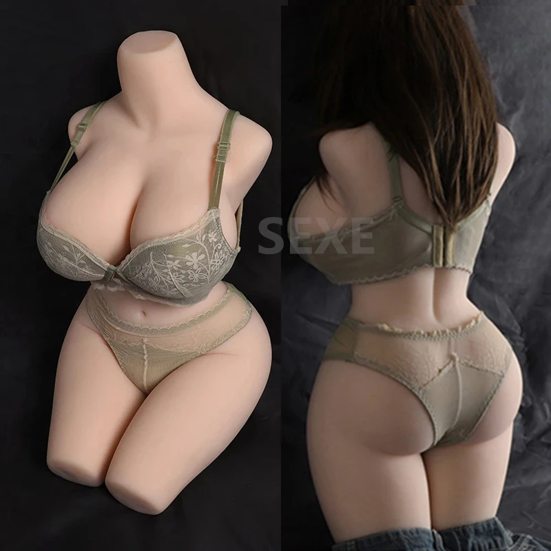 

16KG Body Sex Doll For Men Torso Half Body Sex Toys TPE Realistic Sexy Dall Vagina Big Breast Butt Toys for Adults