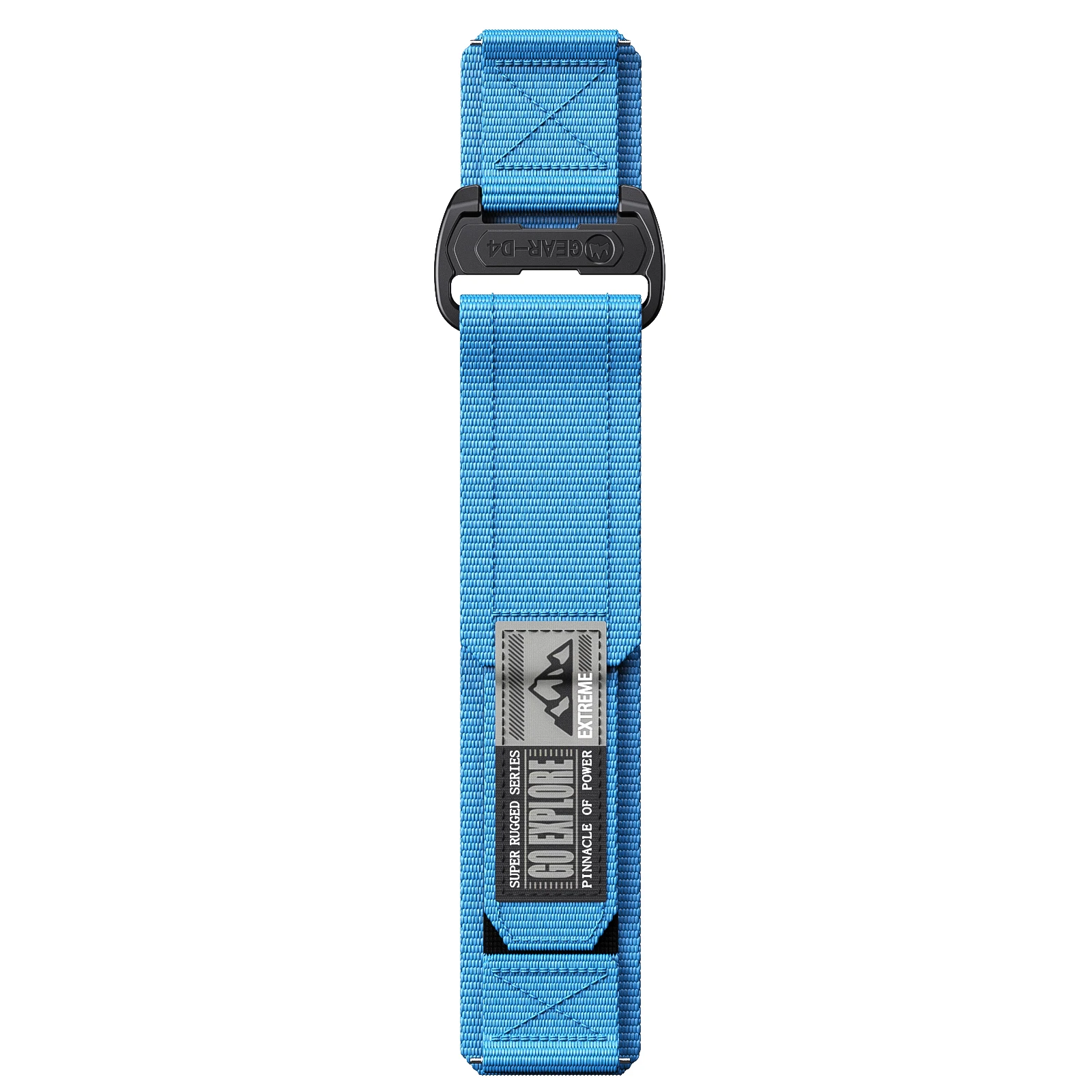 Outdoor Nylon Velcro Woven Wristband Watch Strap - Adjustable 20mm/22mm Band