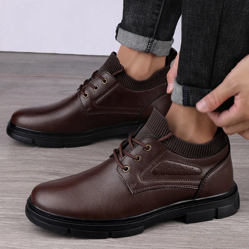 

2023 Men's Winter Luxury Brand Chelsea Boots Fashion Trends Boots High Quality Business Dating Formal Party Leather Ankle Boots