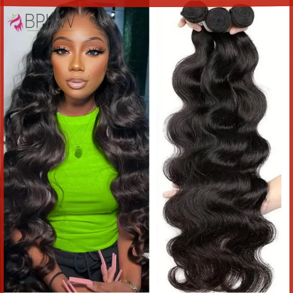 Peruvian Body Wave Human Hair Extensions Raw Virgin Unprocessed Weave 1 3 4 Bundles Deals Natural Color