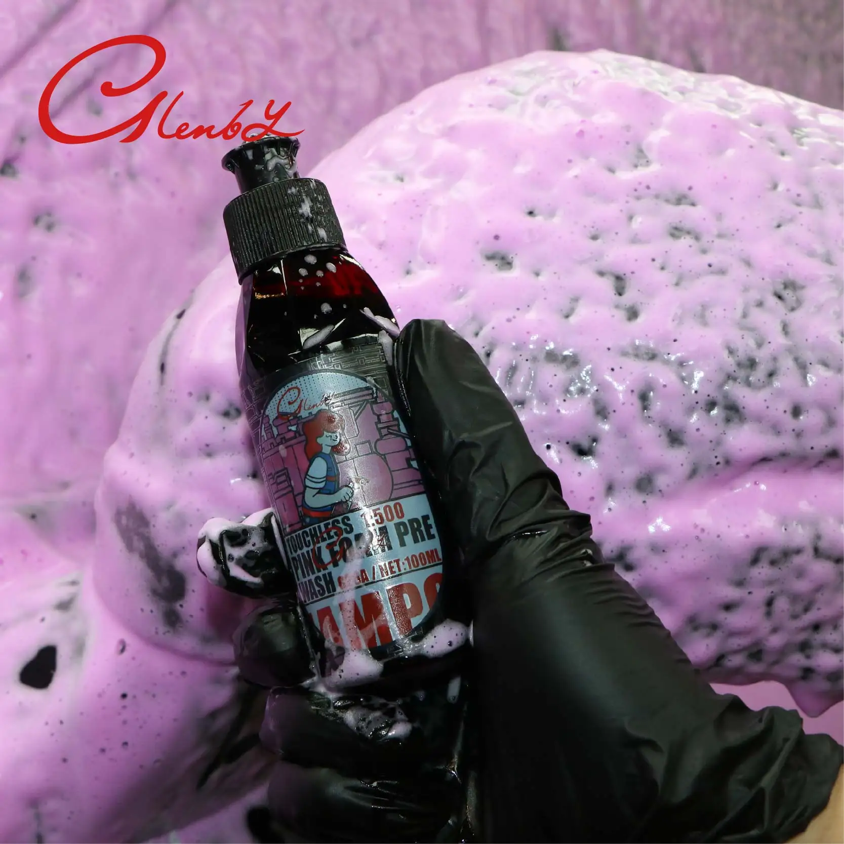 Pink foam car wash deep cleaning concentrate, suitable for cars, trucks, motorcycles, motorhomes - environment-friendly car wash 3