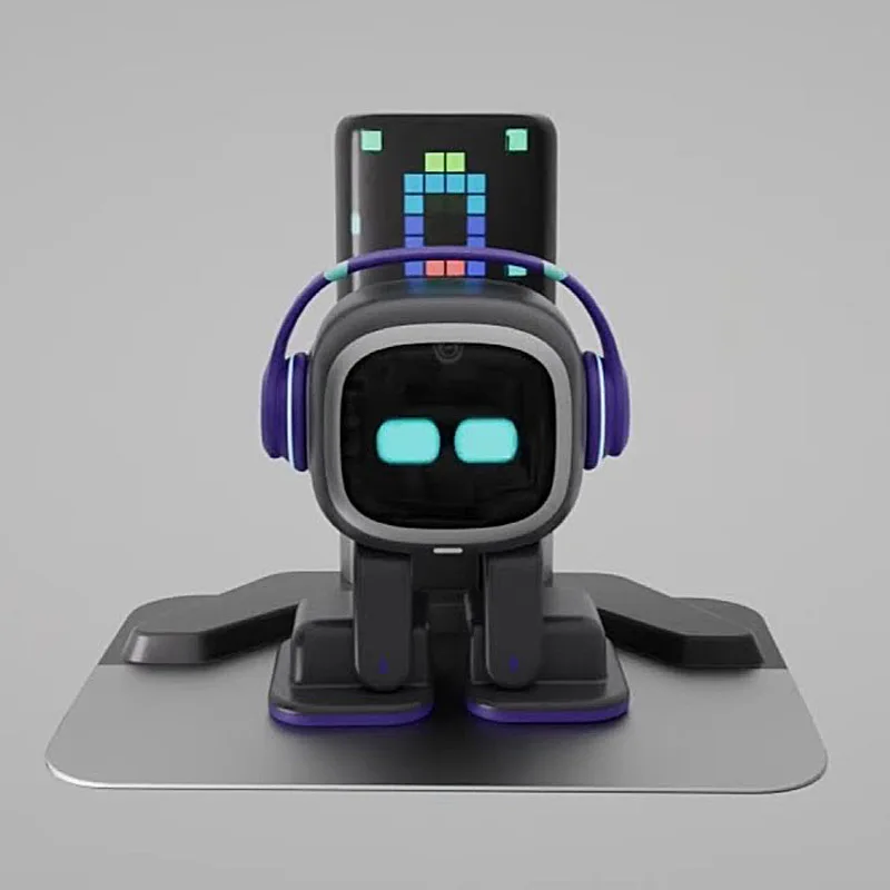 Emo Robot Emopet Robot intelligenti interazione vocale accompagna Ai bambini Pet elettronico per Desktop Ai Face Recognition Robot