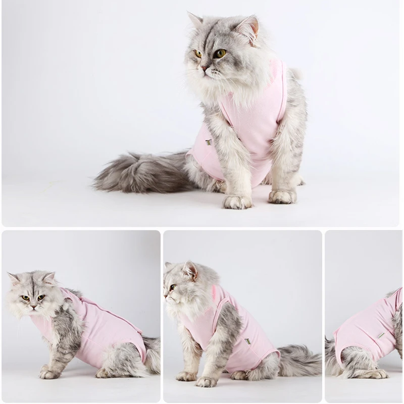 Anti-licking Sterilization Cat Clothes Pet Surgery Suit for Small Dog Cats Weaning Breathable Puppy Anti-scratch Body Strap Vest