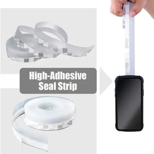 Self Adhesive Window Door Seal Strip Silicone Windproof Silicone Windshield Weather Tape Strip Door Bottom Home Sealing Strip - Image 4