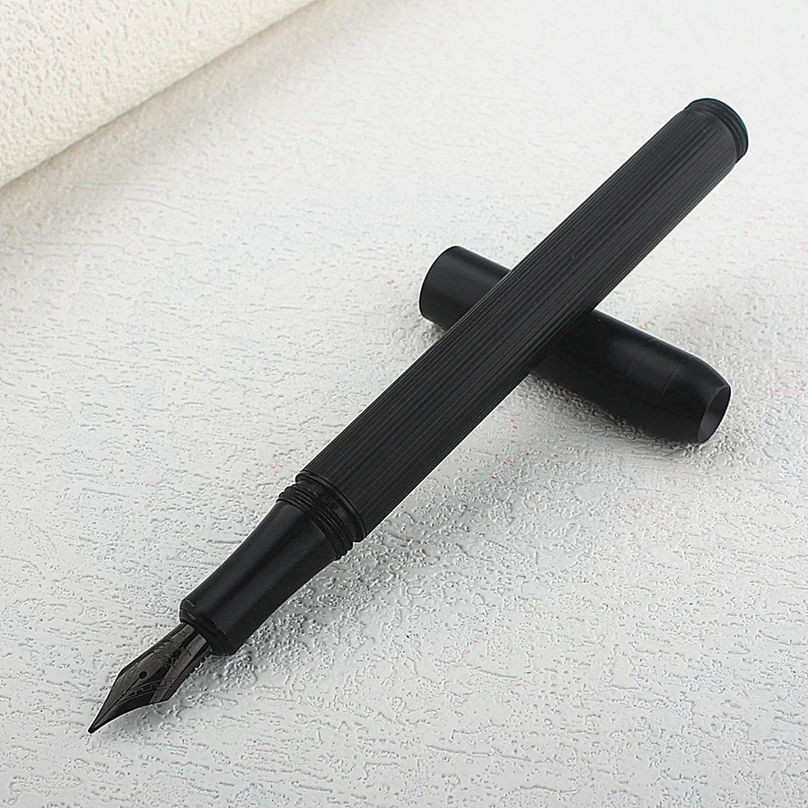 Jinhao X350 Fountain Pen Elegant Black Fine Medium Nib for Writing Signature Office Business School