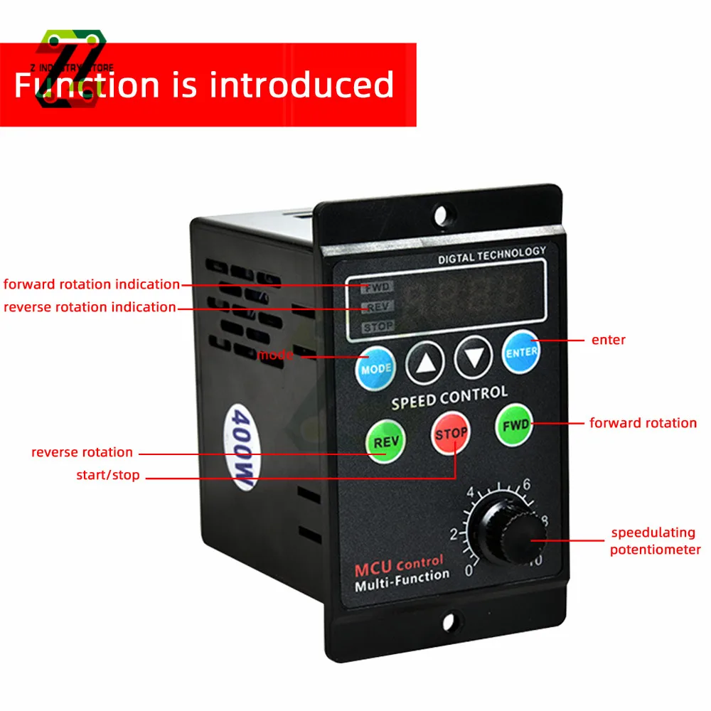 MCU Control Multi-funktion Digital Display Motor, 53% OFF