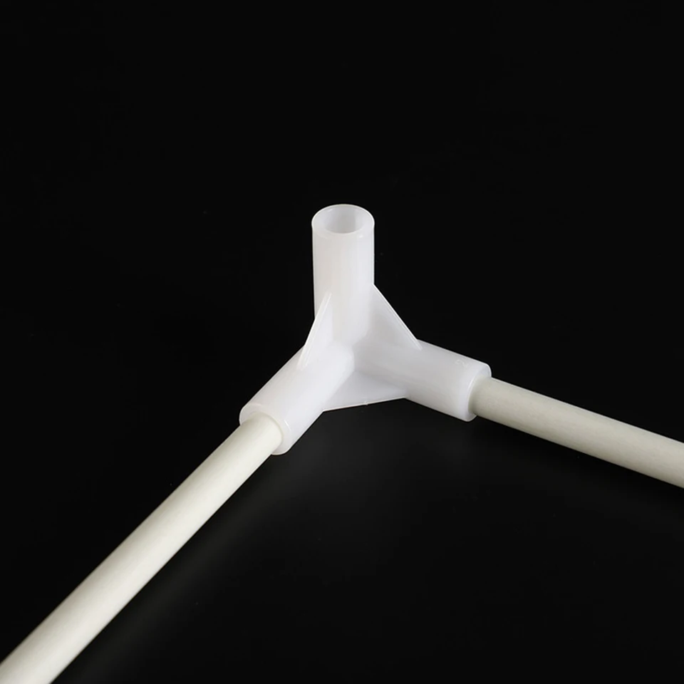 4-Wege-Winkelstück PVC-Rohrverschraubung Möbelqualität 32 Mm T-Eckverbinder Grau 10 Stücke