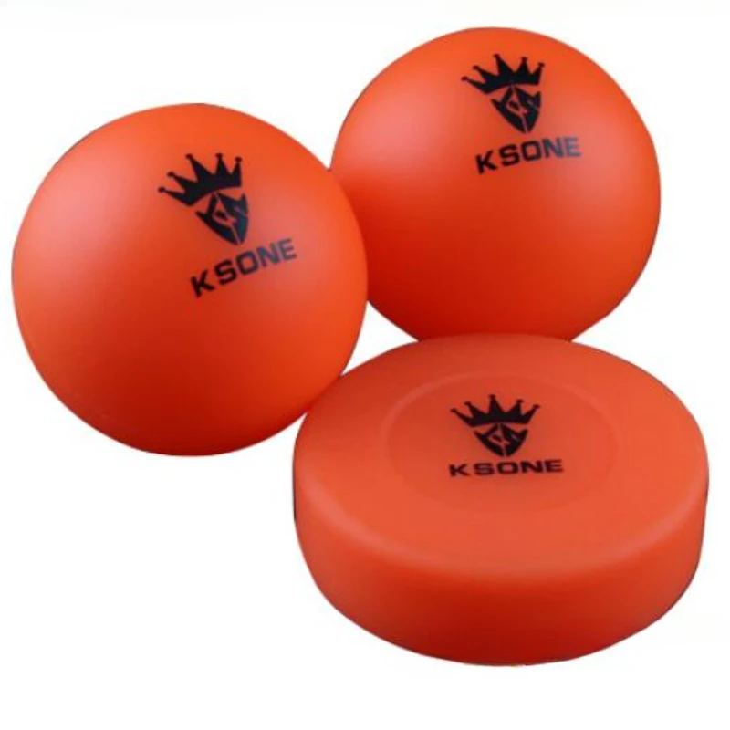 Hockey Wear Resistant Rubber Team Street Hockey Game Professional Training Ball Fans Practice Roller Land Ball 1PCS 65mm street hockey ball