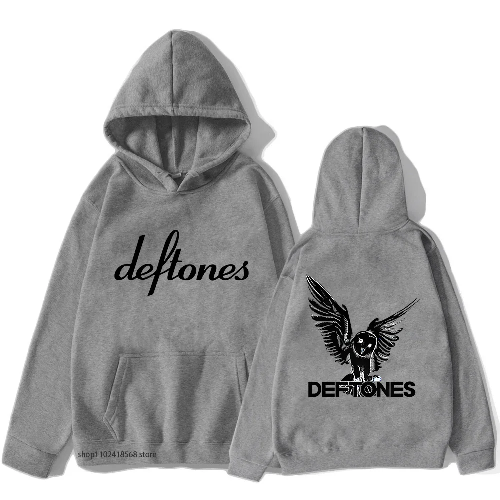 Around The Fur Tour Band Hoodies Hip Hop Men Retro Deftones Sweatshirts Women Unisex Streetwear Man Long Sleeve Winter Hooded