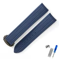 Blue black buckle