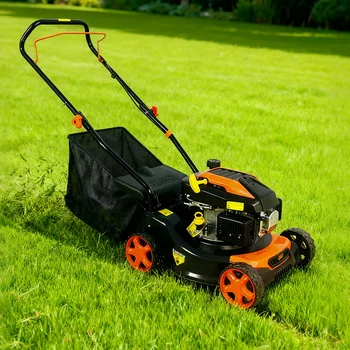 99cc 4 Stroke Lawn Mower Hand Push Type Grass Trimmer Weed Cutter Powerful Garden Lawn Cutting Machine Agricultural Equipment 1